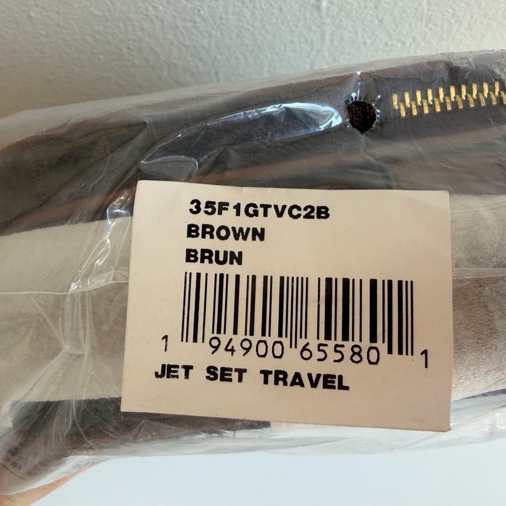 MICHAEL KORS Jet Set Travel Medium Logo Crossbody Bag brown NWT - Picture 7 of 7